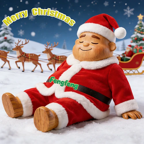 Fengfeng in Chirstmas day Fengfeng in Chirstmas day